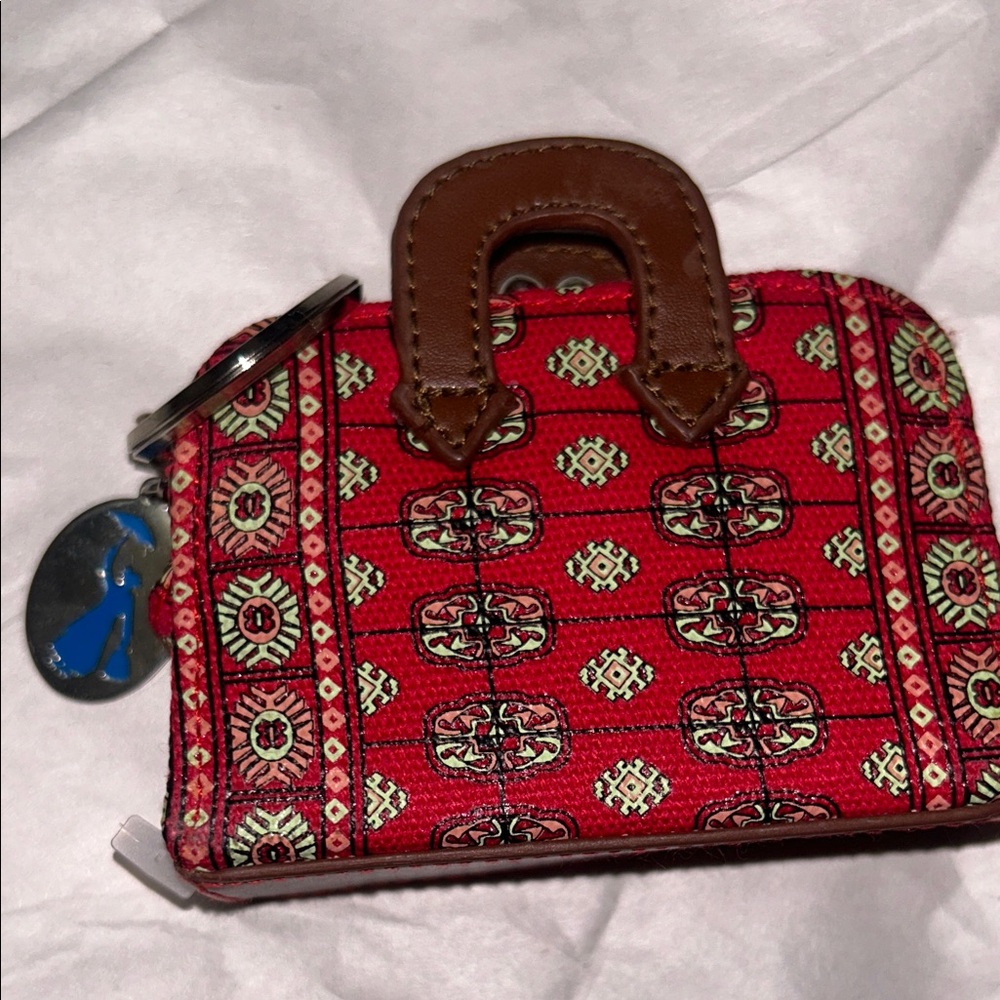 Disney Red and Brown Patterned Wallet